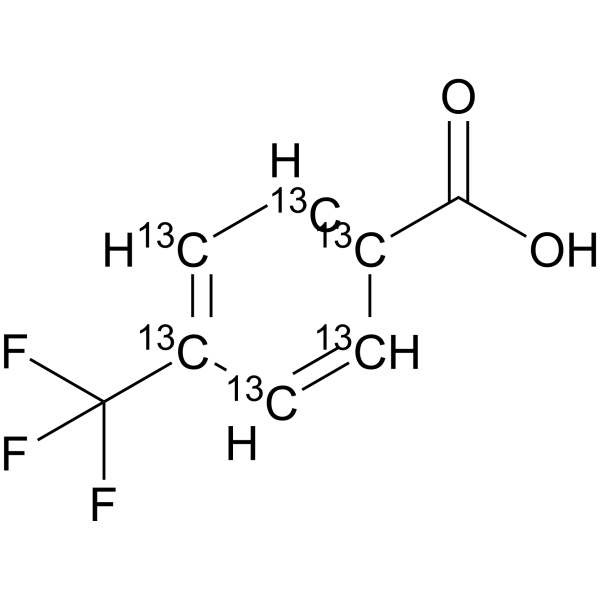 4-(Trifluoromethyl)benzoic acid-13C6 2731552-41-1